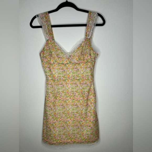 Revolve MORE TO COME Irene Lace Mini Dress - Picture 4 of 10